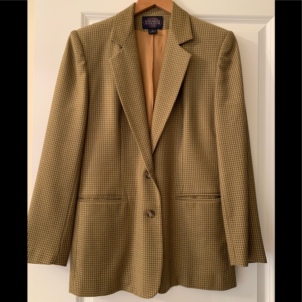 Kenneth Gordon 100% Wool Blazer